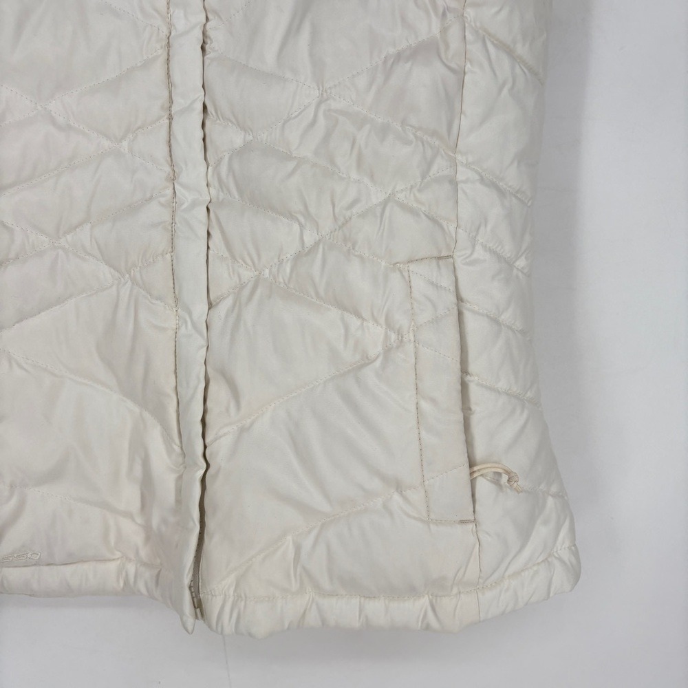 The North Face Tamburello Vest Womens Small Cream White Quilted Puffer Layering‎ - Picture 3 of 12
